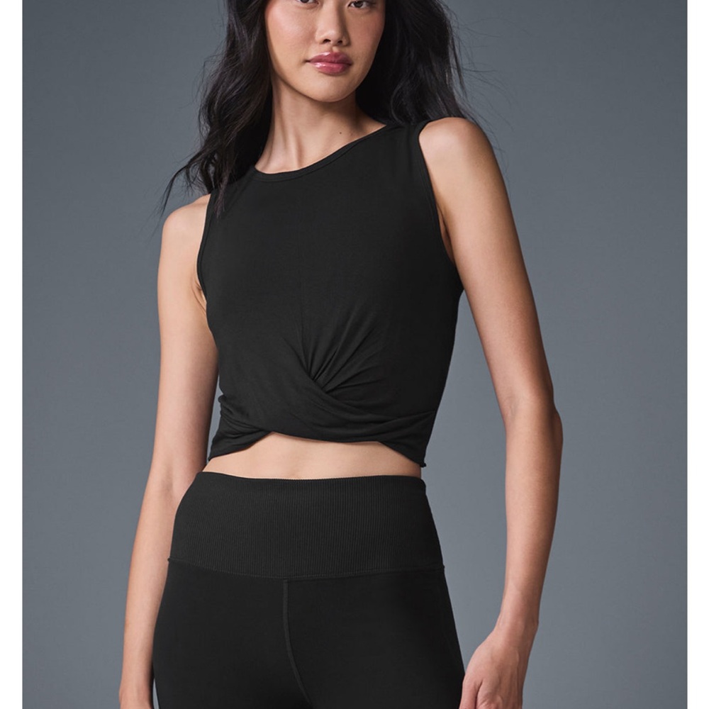 Alo Yoga Cover Tee - Black